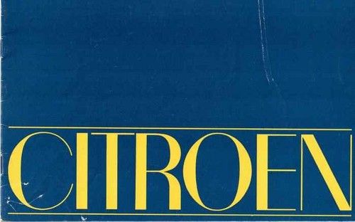 Catalogue brochure citroën - brochure,