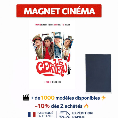 Magnet affiche film cerveau - affiche,