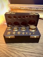 XIXe - Boite de poids pour