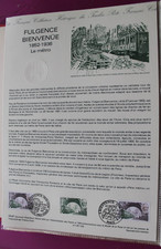 Document philatélique - 1er jour - Fulgence BIENVENUE - Le métro - YT2452 - 1987