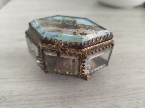 Boîte bijoux ancienne - boîte, à