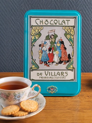 Boîte métal chocolat - en,