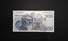 Billet De 500fr Belge En Très Bon Etat Craquant D'origine 0 Epinglage
