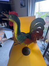 PHOTOPHORE EN FORME DE COQ EN FERRAILLE