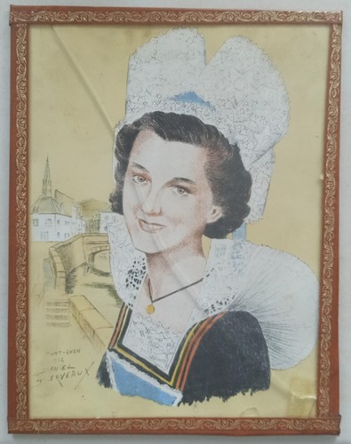 Peinture gouache bigoudène - , de