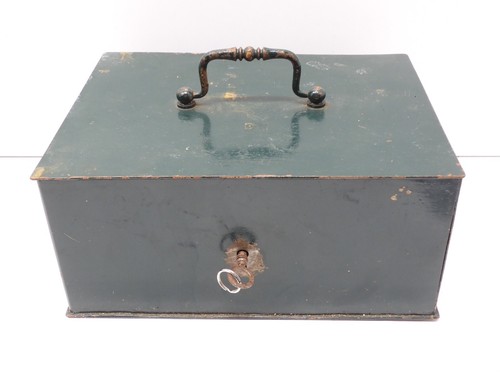 Ancienne caisse coffre fort - -ancienne,