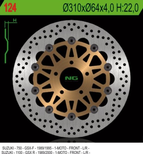 Disque frein avant - disque,
