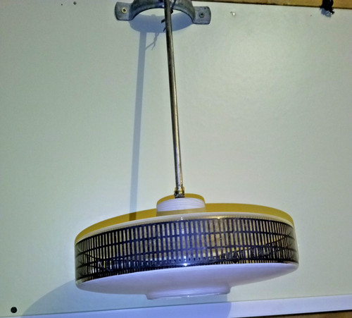 Suspension opaline blanche - suspension,