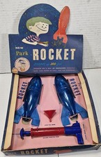 1950's PARK Rocket Jets w/ Box Complete Water Propulsion Plastic Toy Vintage Set