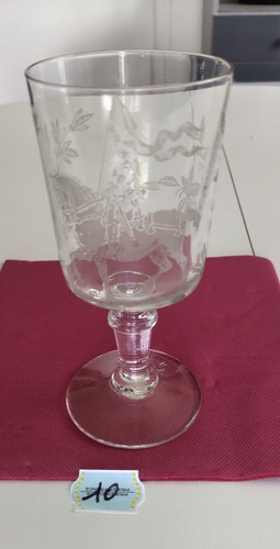 Verre pied cristal - à,