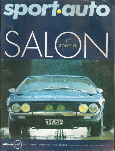 Sport auto 1969 salon de - auto, 93