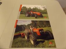 2-pc.  MASSEY  FERGUSON  400 SERIES TRACTORS,  LIT # MF04050, MF04376