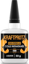 Colle extra fluide KRAFTPROTZ 50 g Super Glue précise plastique métal bois verre