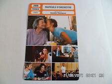 CARTE FICHE CINEMA 2006 FAUTEUILS D'ORCHESTRE Cecile de France Valérie Lemercier