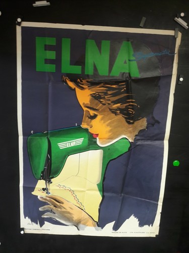 Affiche elna machine - elna,