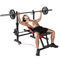 SPORTNOW Banc de musculation
