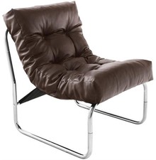 Fauteuil lounge capitonné