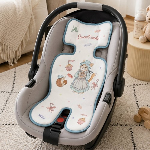 Coussin poussette soie - coussin, de