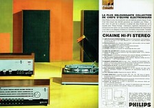 Advertising 0089 1967 Philips (2p) Stereo Hi-Fi System 