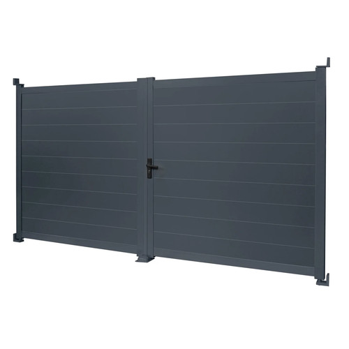Portail battant 302x160 - cm, en