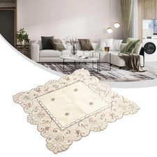 Nappe blanche ovale