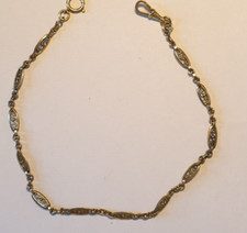 ANCIENNE CHAINE EN PLAQUE OR