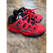 Osiris D3 2001 Red, Grey & Black Skate Shoes EUC Men's US Size 12 UK Size 11