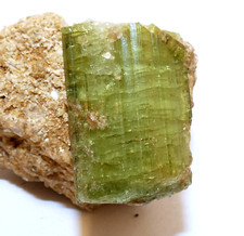 Green Green Tourmaline Crystal Top 5x3.5cm Brazil Minerals Stone Reiki Care