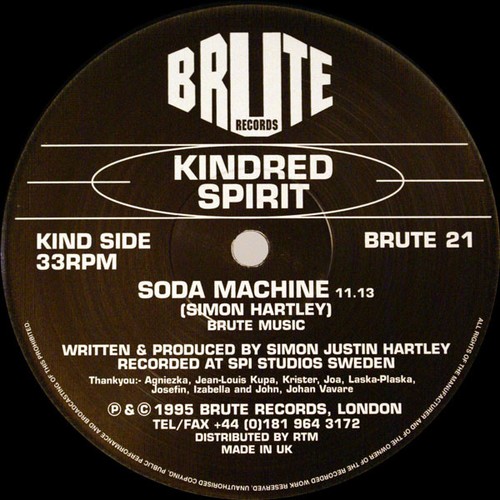 Kindred spirit soda - -, machine