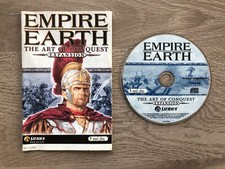 Notice big box/cd de jeu extension addon Empire earth the art of conquest PC FR