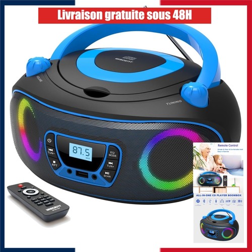 Wiithink boombox portable - boombox, cd