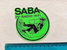SABA TV RADIO HIFI Autocollant