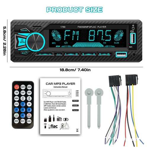 12v car radio audio - radio,