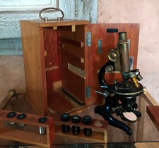 Microscope Ernst Leitz C.1930 bronze ancien *