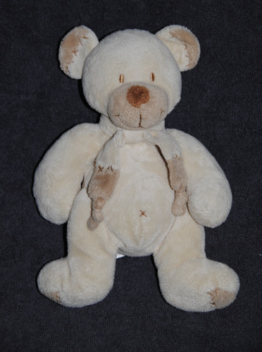 Peluche doudou ours beige - ours,
