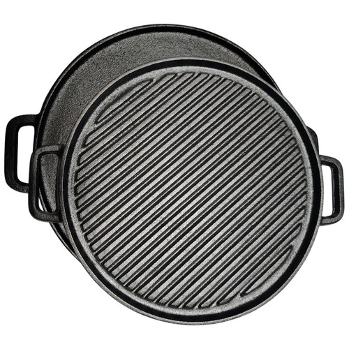 Grille fonte double - , face