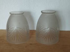 Paire de tulipes en verre
