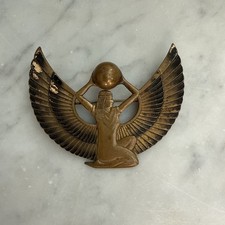 Broche Vintage Egyptienne En Métal Ref J474