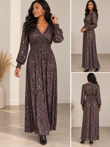 Robe longue femme bohème - , chic