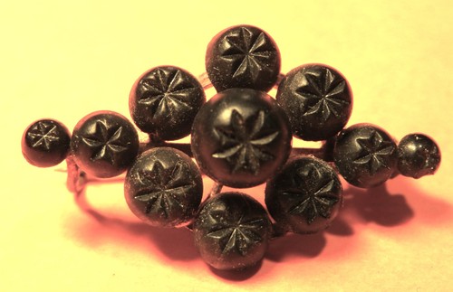 Broche deuil ancienne - deuil,