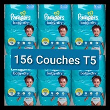 Couche Pampers  Baby-dry  Taille 5 156 Couches
