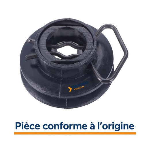 Clip guide poulie fixation - guide,