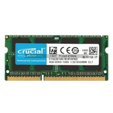 Crucial 4GB DDR3/DDR3L RAM Memory SO-DIMM 204-Pin PC3-8500 1066MHZ For iMac 2009
