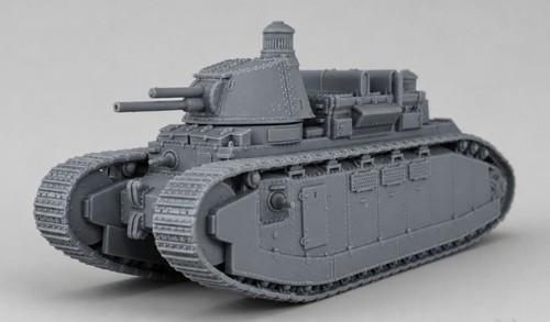 Char fcm french tank wwii - char,