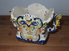 CACHE POT ANCIEN EN FAÏENCE