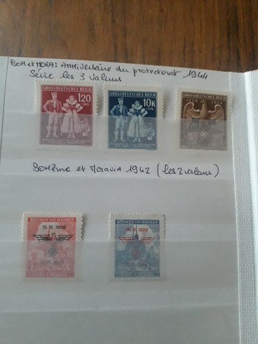 Lot timbres allemand - lot,