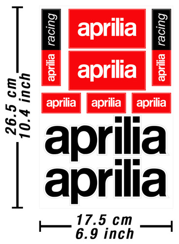 Autocollant aprilia decals - autocollant,