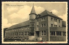 Old postcard Ciney, Provincial School of Agriculture 