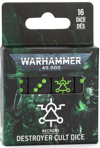 Necrons dice cult destroyer - cult,