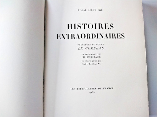 Histoires extraordinaires 1955 - extraordinaires,